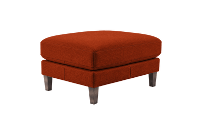 Jade Footstool in Roni Poppy