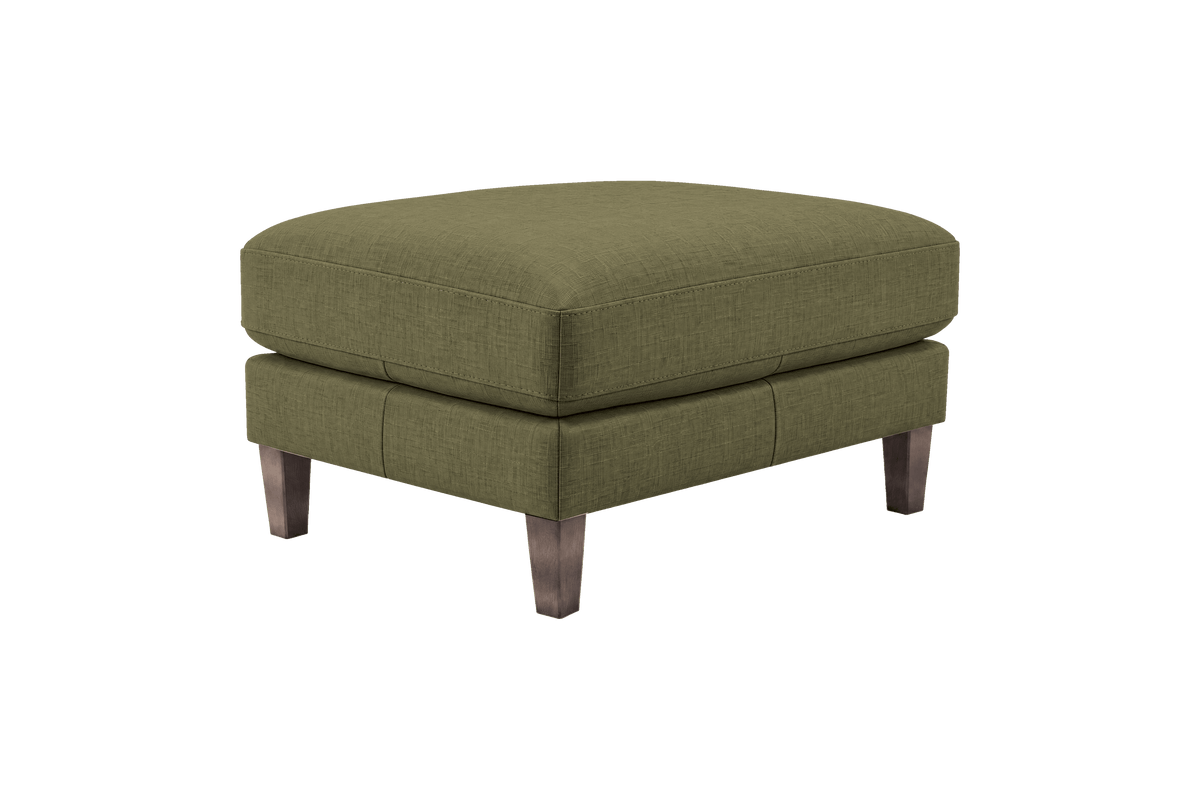 Jade Footstool in Mosquito Sycamore