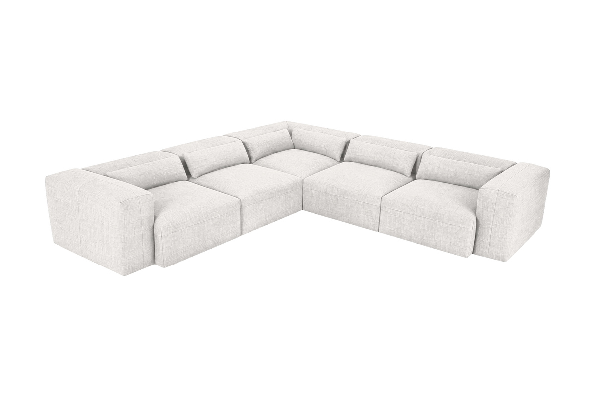 Jasmine Corner Sofa in Mosquito Foam
