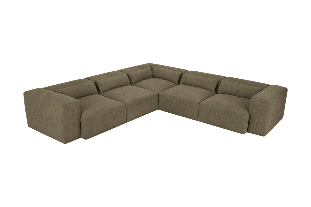 Jasmine Corner Sofa in Mosquito Malibu