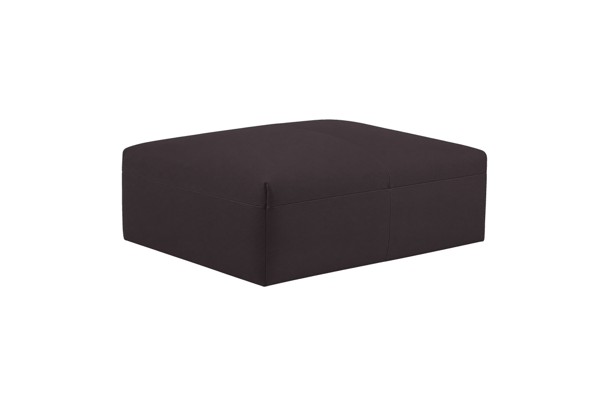 Jasmine Footstool in Dante Charcoal