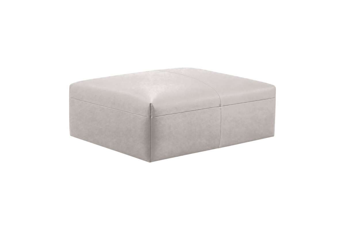 Jasmine Footstool in Momo Milky