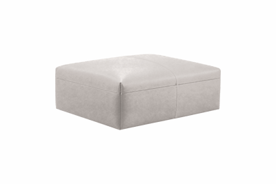Jasmine Footstool in Momo Milky