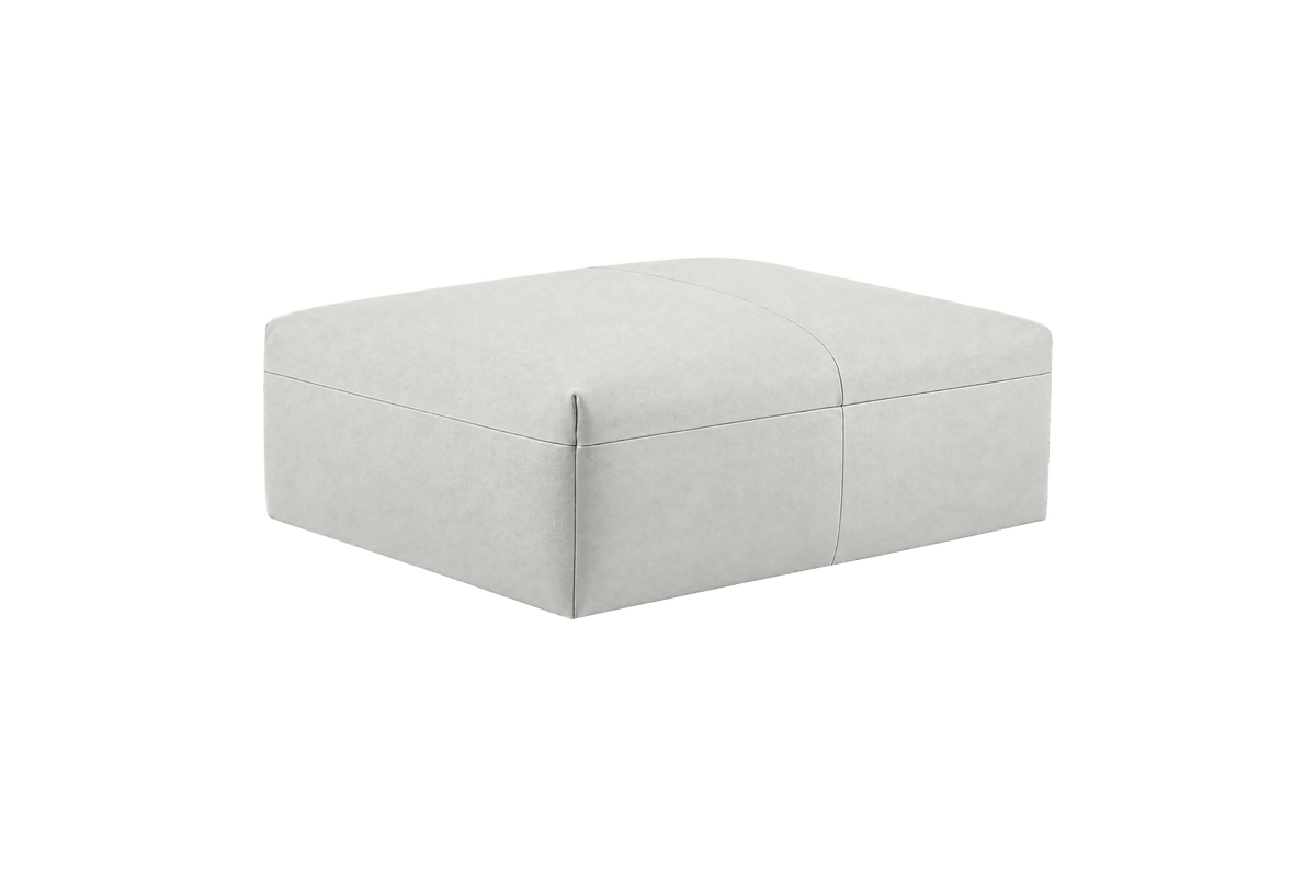 Jasmine Footstool in Felix Milky