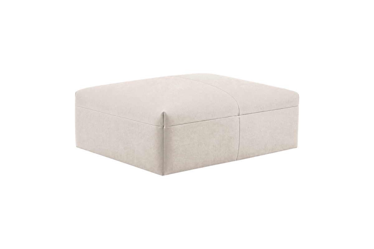 Jasmine Footstool in Fresco Milky