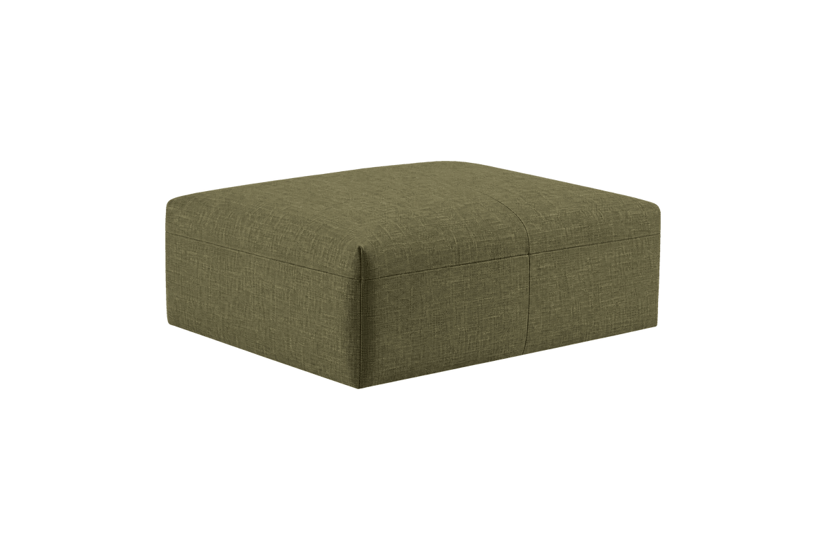 Jasmine Footstool in Mosquito Sycamore