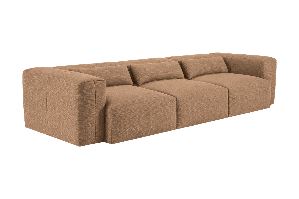 Jasmine Large Sofa in Roni Biscotti