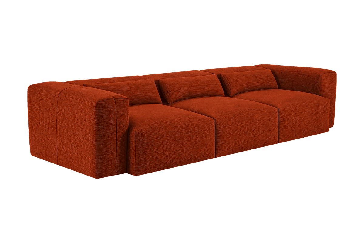 Jasmine Large Sofa in Roni Poppy