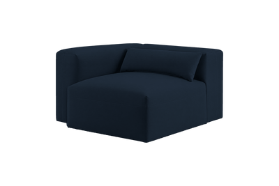 Jasmine Chair One Arm Left in Dante Aqua