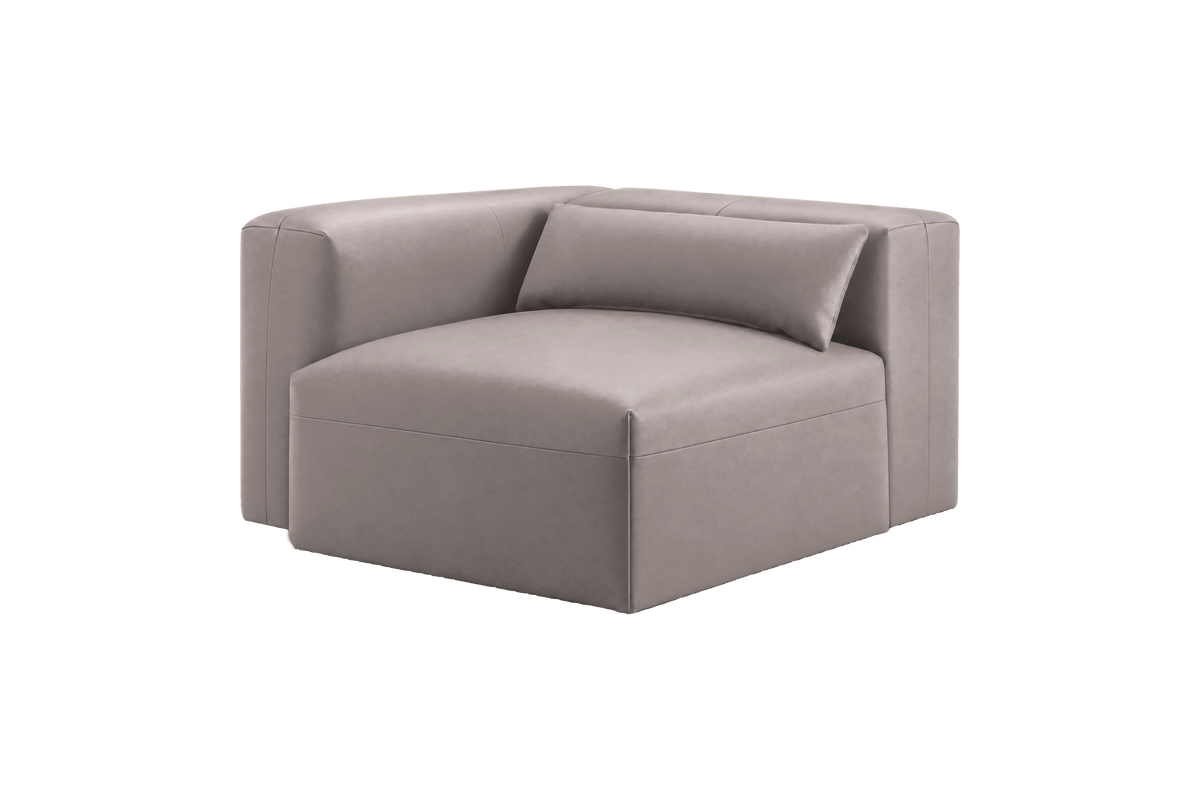 Jasmine Chair One Arm Left in Momo Ash