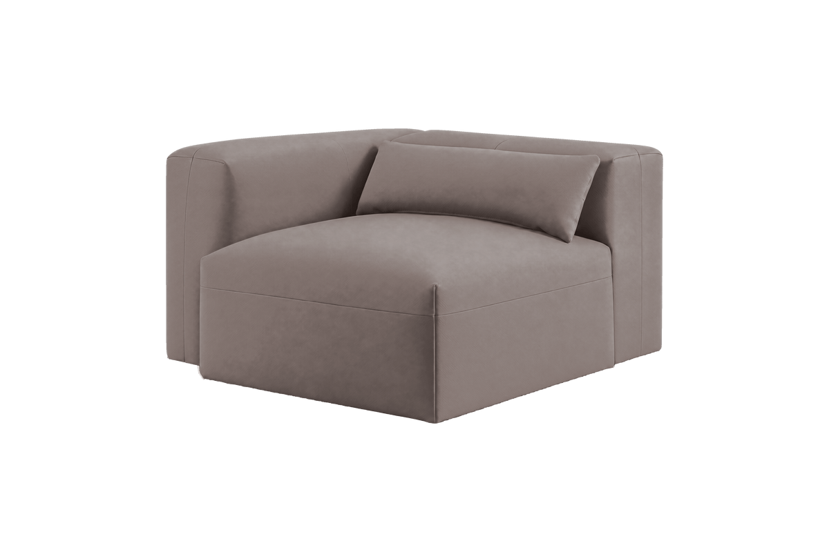 Jasmine Chair One Arm Left in Dante Cos