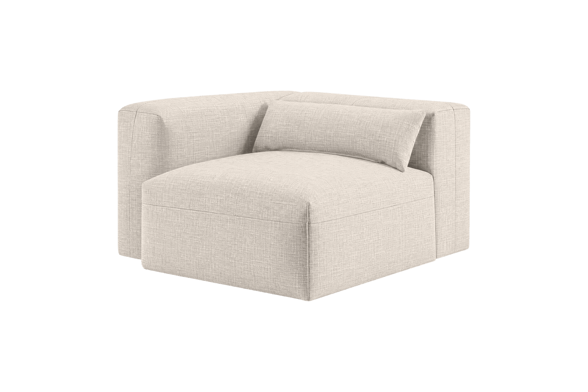 Jasmine Chair One Arm Left in Mosquito Cracker