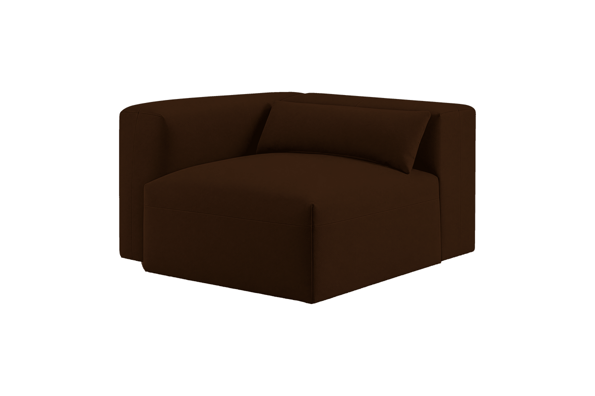 Jasmine Chair One Arm Left in Marfa Denton