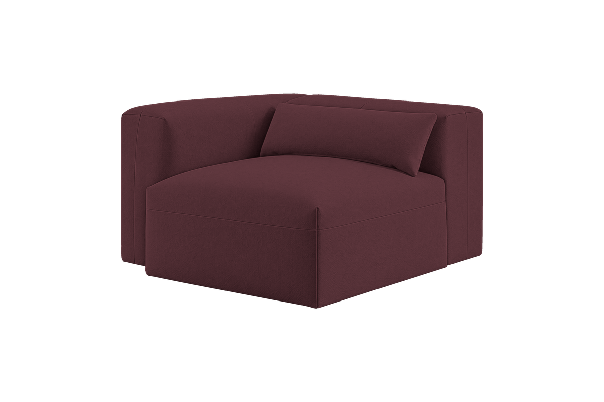Jasmine Chair One Arm Left in Fresco Figaro