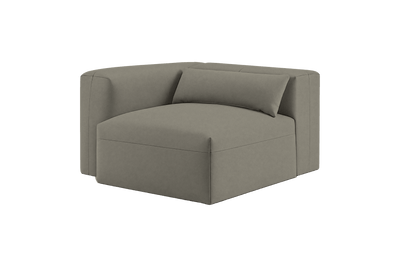 Jasmine Chair One Arm Left in Felix Glace