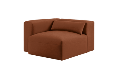 Jasmine Chair One Arm Left in Dante Hazel