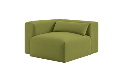 Jasmine Chair One Arm Left in Fresco Key Lime