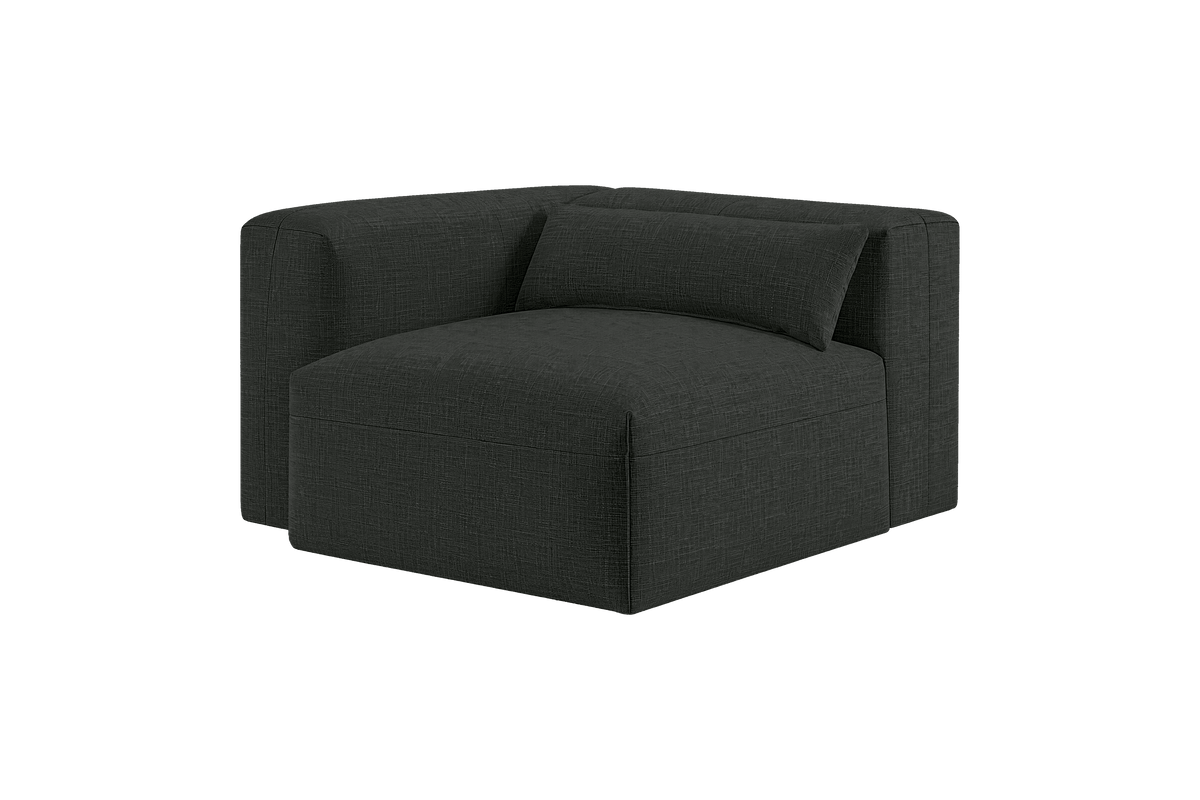 Jasmine Chair One Arm Left in Mosquito Lola