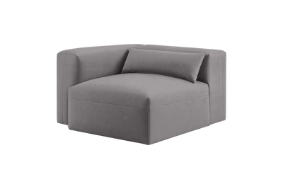 Jasmine Chair One Arm Left in Dante Meteor