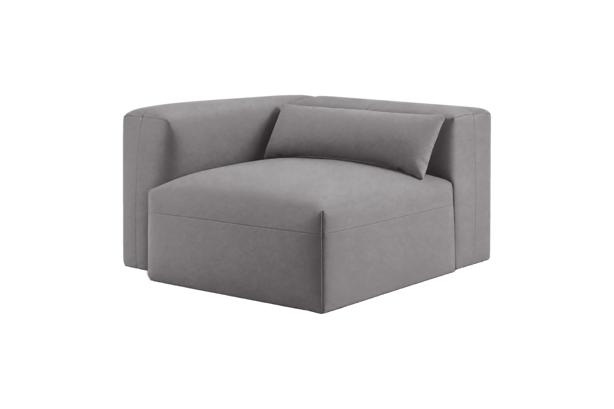Jasmine Chair One Arm Left in Marfa Meteor