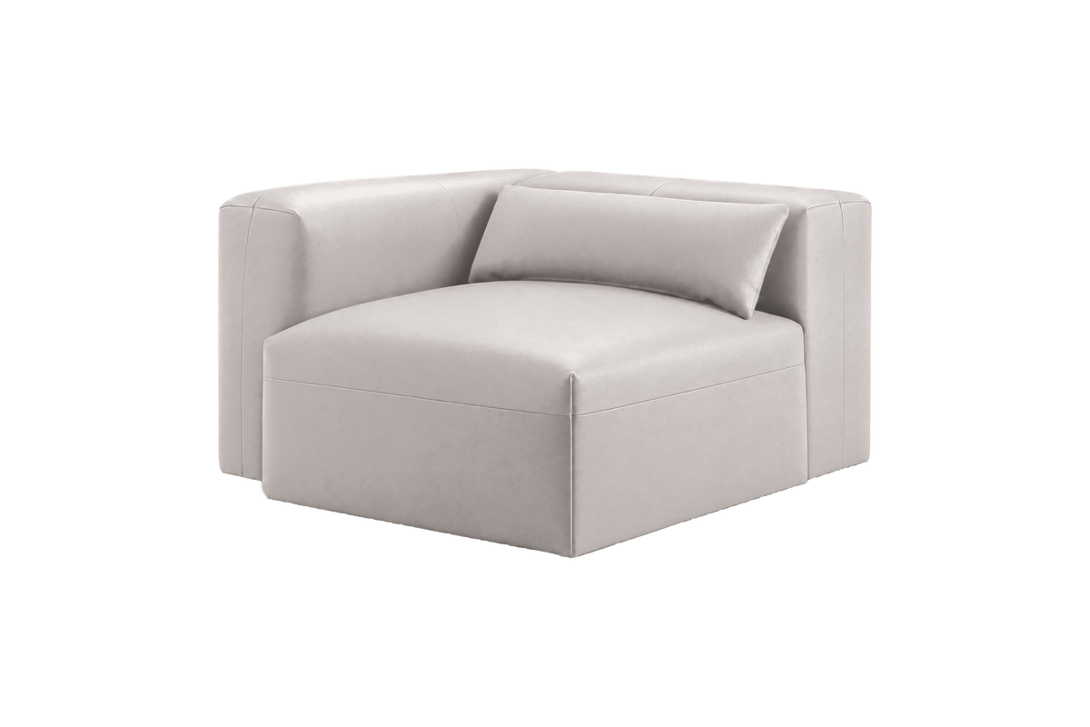 Jasmine Chair One Arm Left in Momo Milky