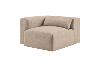 Jasmine Chair One Arm Left in Roni Pine Nut