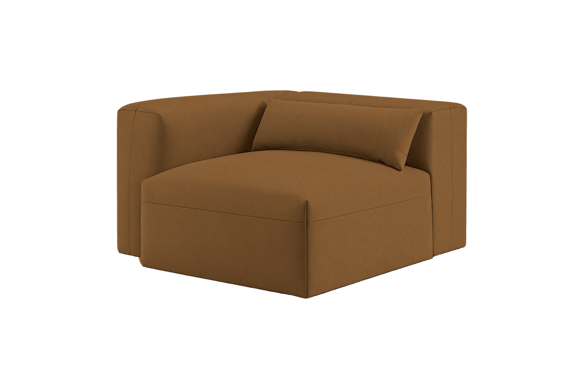 Jasmine Chair One Arm Left in Felix Pisco