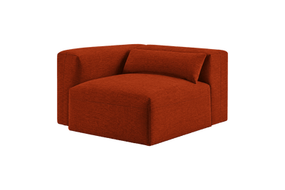 Jasmine Chair One Arm Left in Roni Poppy