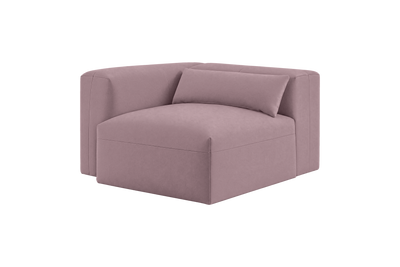 Jasmine Chair One Arm Left in Fresco Saint-Tropez