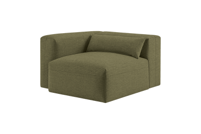 Jasmine Chair One Arm Left in Mosquito Sycamore