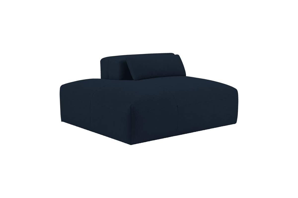 Jasmine Chaise Left in Dante Aqua