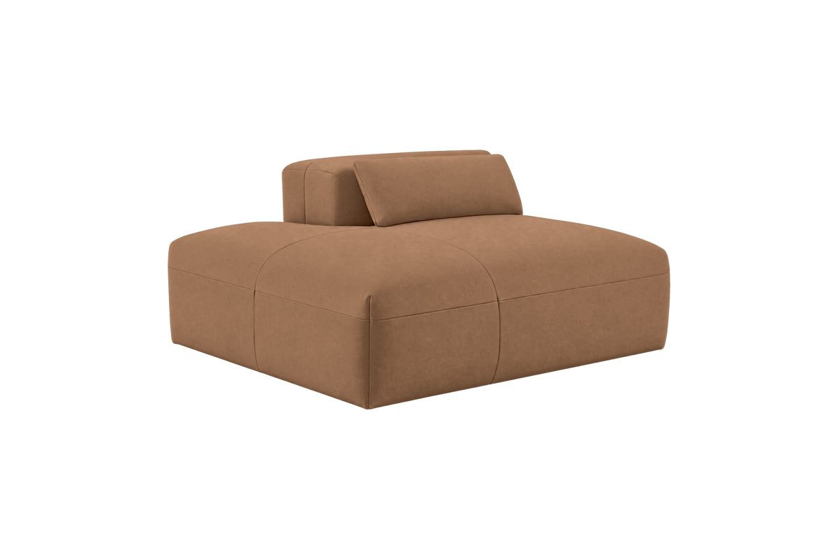 Jasmine Chaise Left in Fresco Hazel