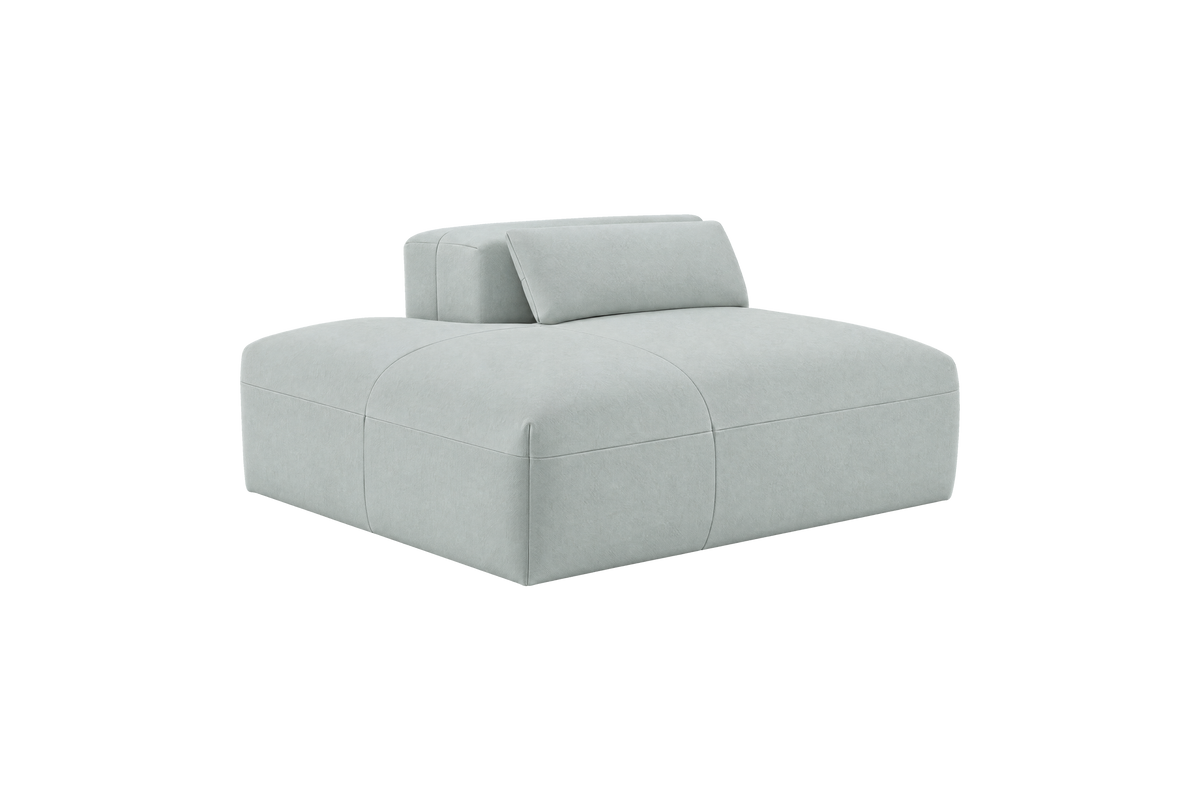 Jasmine Chaise Left in Fresco Meteor