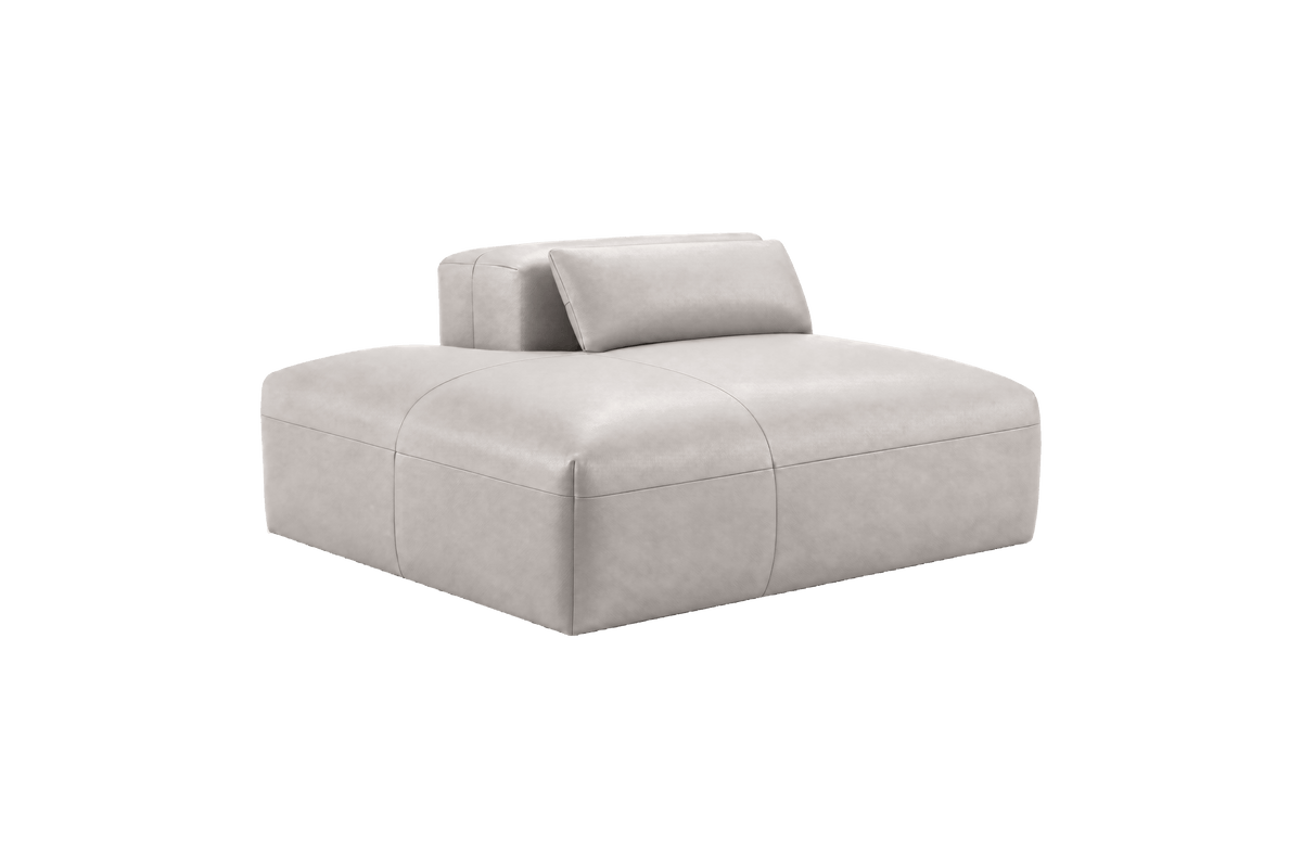 Jasmine Chaise Left in Momo Milky