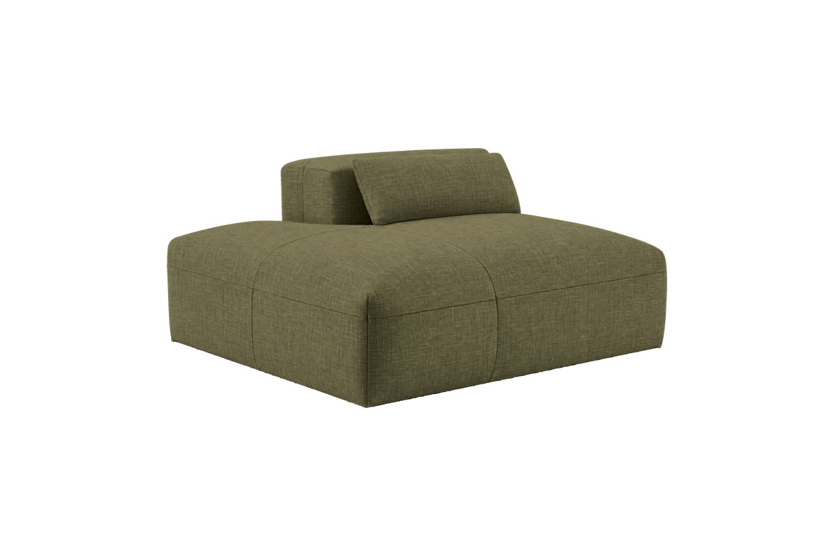 Jasmine Chaise Left in Mosquito Sycamore