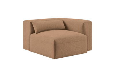 Jasmine Chair One Arm Right in Roni Biscotti