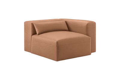 Jasmine Chair One Arm Right in Momo Camel