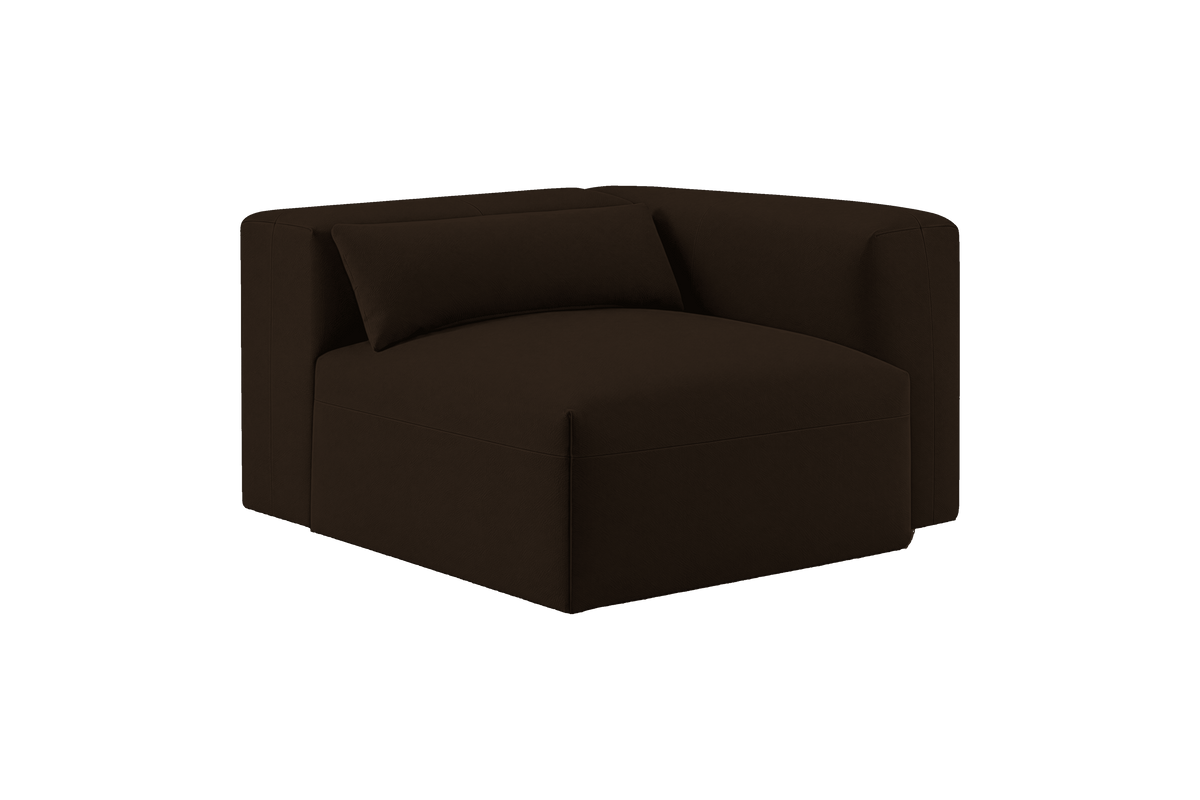 Jasmine Chair One Arm Right in Marfa Charcoal