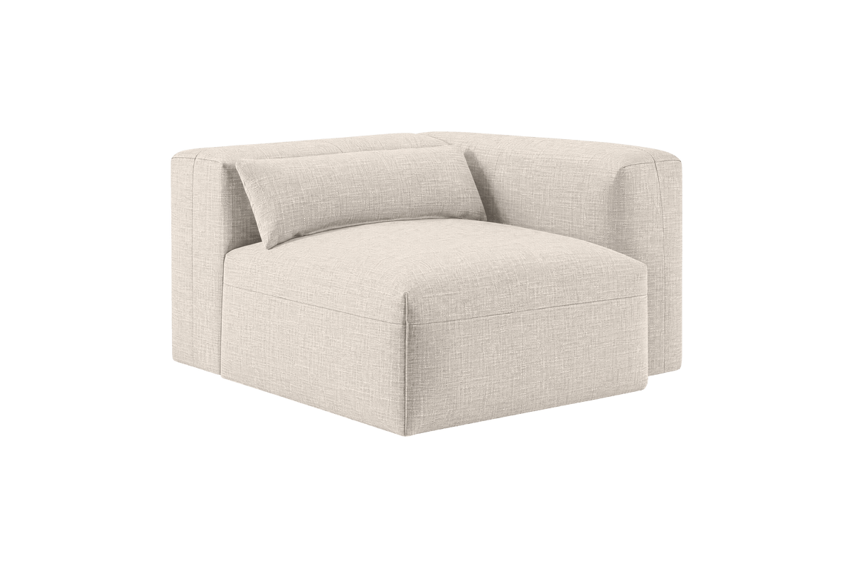Jasmine Chair One Arm Right in Mosquito Cracker