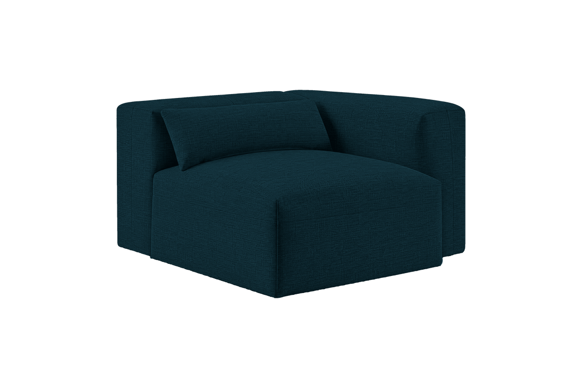 Jasmine Chair One Arm Right in Roni Deep Lake