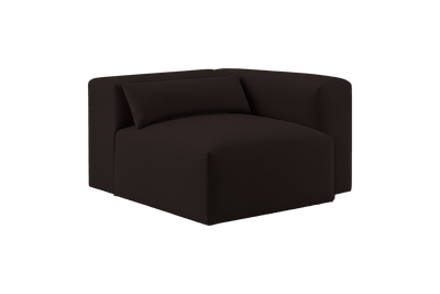Jasmine Chair One Arm Right in Dante Ebony