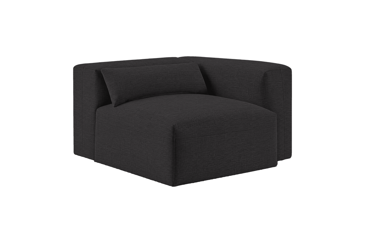 Jasmine Chair One Arm Right in Roni Ember