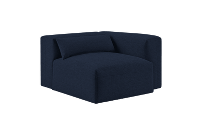 Jasmine Chair One Arm Right in Roni Ember Blue