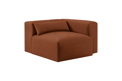 Jasmine Chair One Arm Right in Dante Hazel