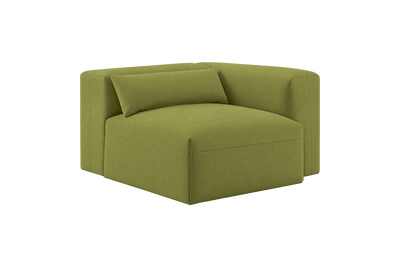 Jasmine Chair One Arm Right in Fresco Key Lime