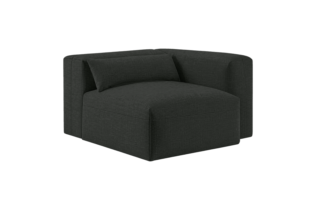 Jasmine Chair One Arm Right in Mosquito Lola