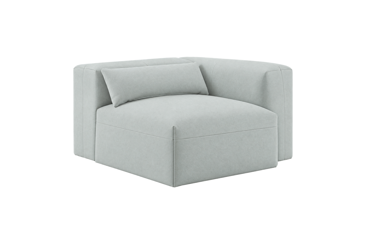 Jasmine Chair One Arm Right in Fresco Meteor