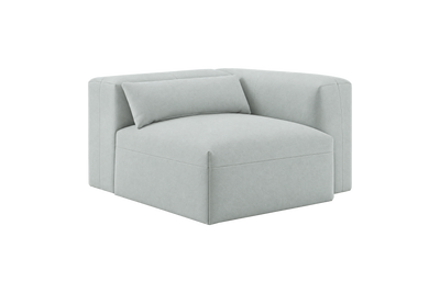 Jasmine Chair One Arm Right in Fresco Meteor