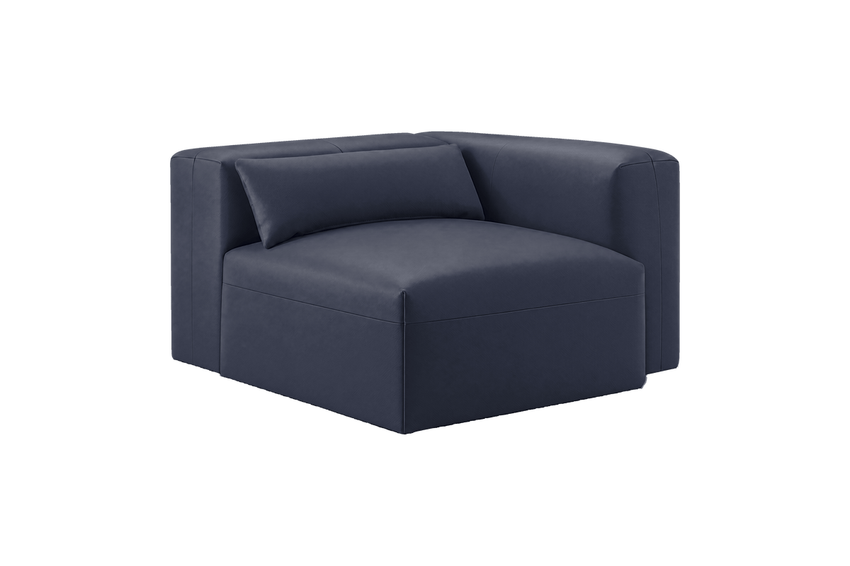Jasmine Chair One Arm Right in Momo Midnight