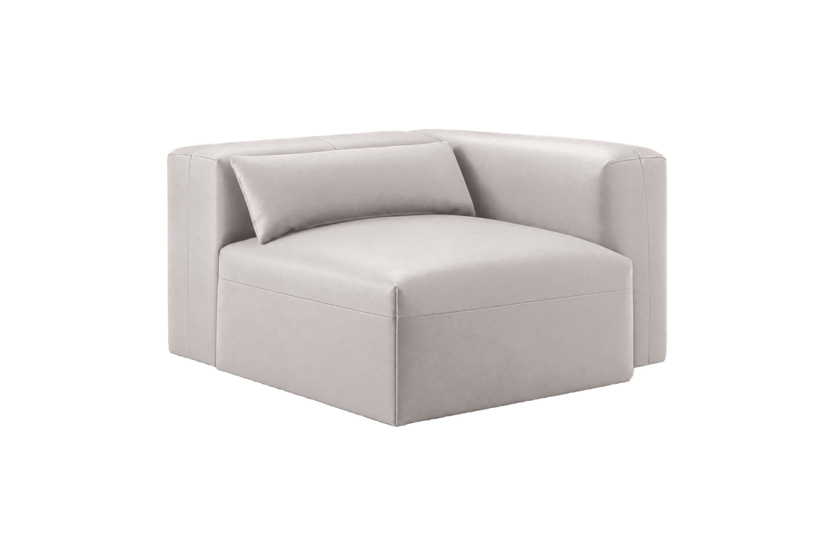 Jasmine Chair One Arm Right in Momo Milky